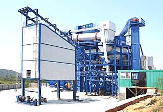 恒云科技lbm 1500型瀝青混合料攪拌成套設備圖片